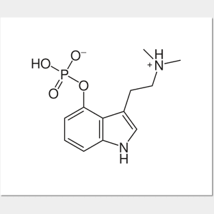 psilocybin formula Posters and Art